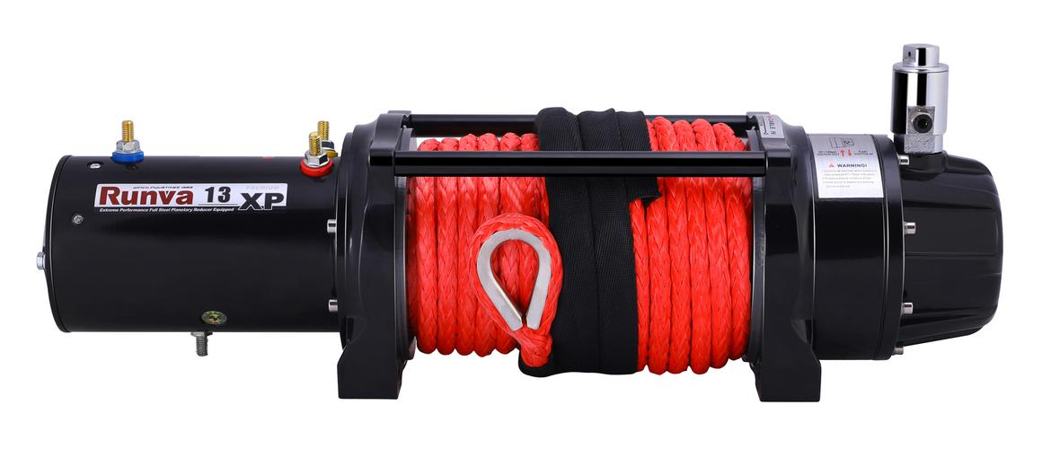Runva 13XP Premium 4X4 Winch 24V 13000lb W/Synthetic Rope IP67 Protection 13XPPREMIUM24VD
