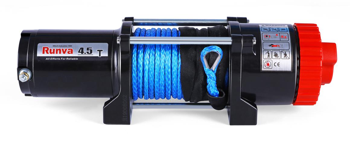 Runva EWT4500 ATV Winch 12V 4500lb W/Synthetic Rope EWT450012VD