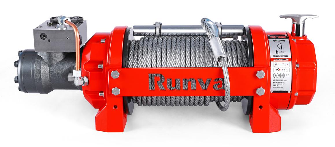 Runva HWV15000 4X4 Winch Hydraulic 15000lb W/Steel Cable HWV15000S