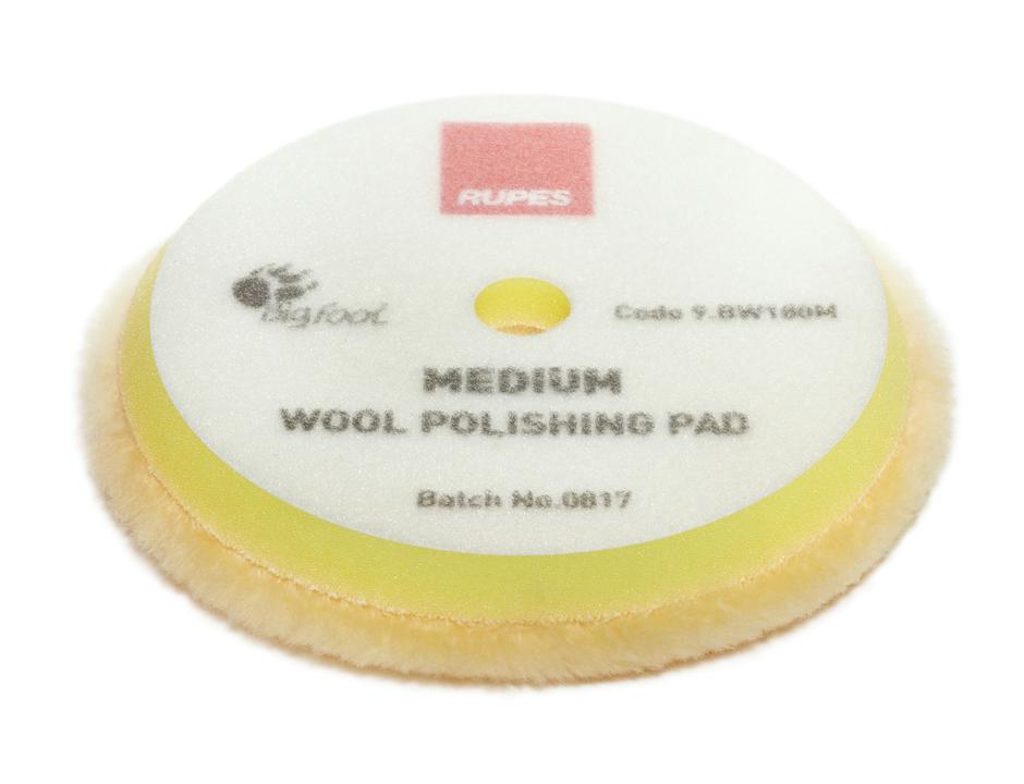 Rupes Wool Pad Med Yellow 150/170mm  2Pk
