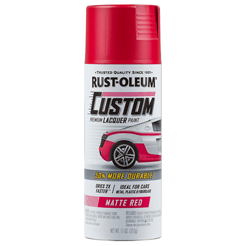 Rust-Oleum Premium Custom Lacquer Matte Red 311g 311484