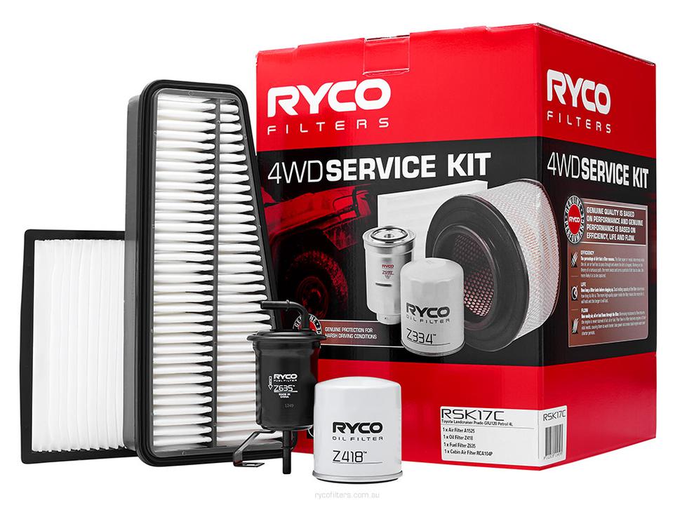 Ryco Filter Service Kit 4x4 RSK17C
