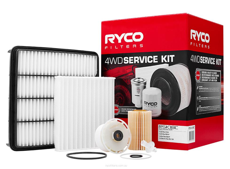 Ryco Filter Service Kit 4x4 RSK18C