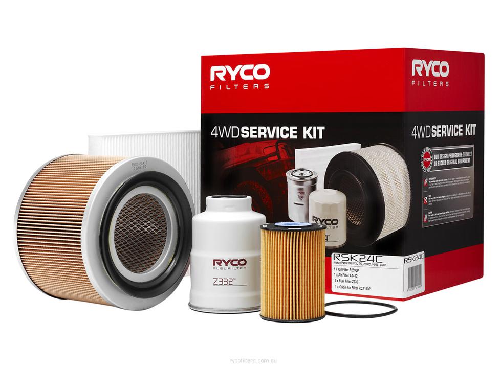 Ryco Filter Service Kit 4x4 RSK24C