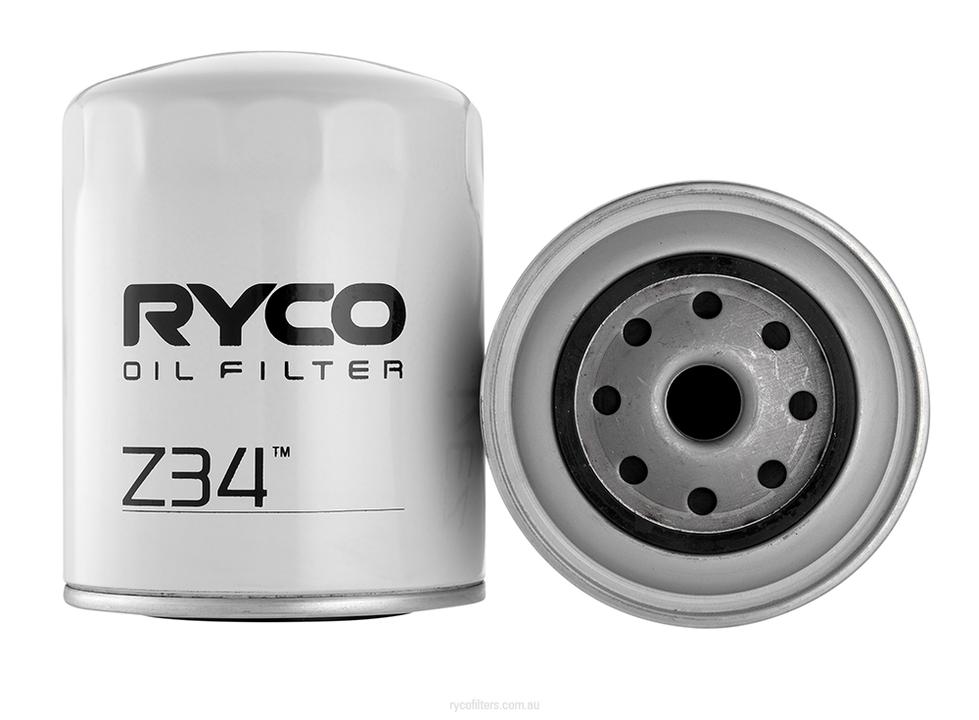 Ryco Oil Filter Heavy Duty Spin-On Z34
