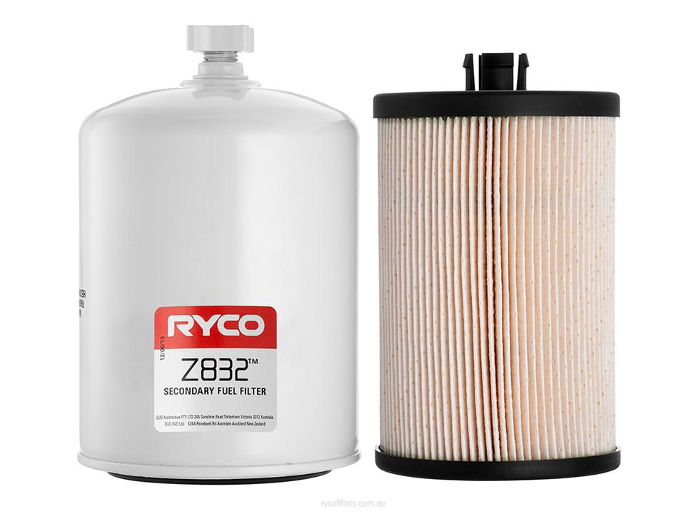 Ryco Fuel Filter Kit Heavy Duty Z832