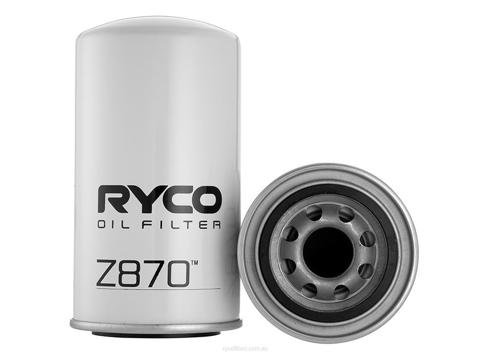 Ryco Oil Filter Heavy Duty Spin-On Z870