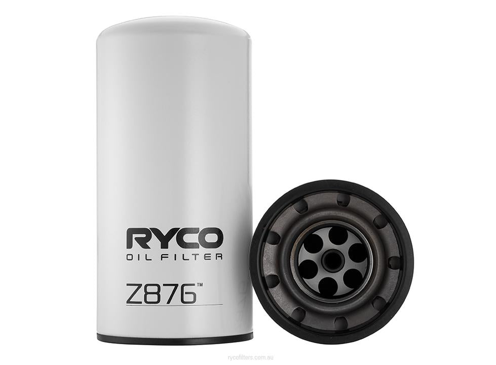 Ryco Oil Filter Heavy Duty Spin-On Z876