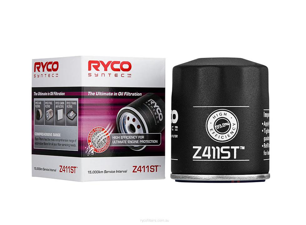 Ryco Syntec Oil Filter Z411ST