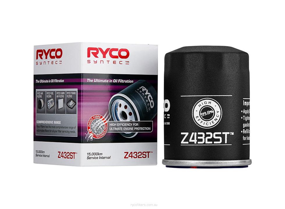 Ryco Syntec Oil Filter Z432ST