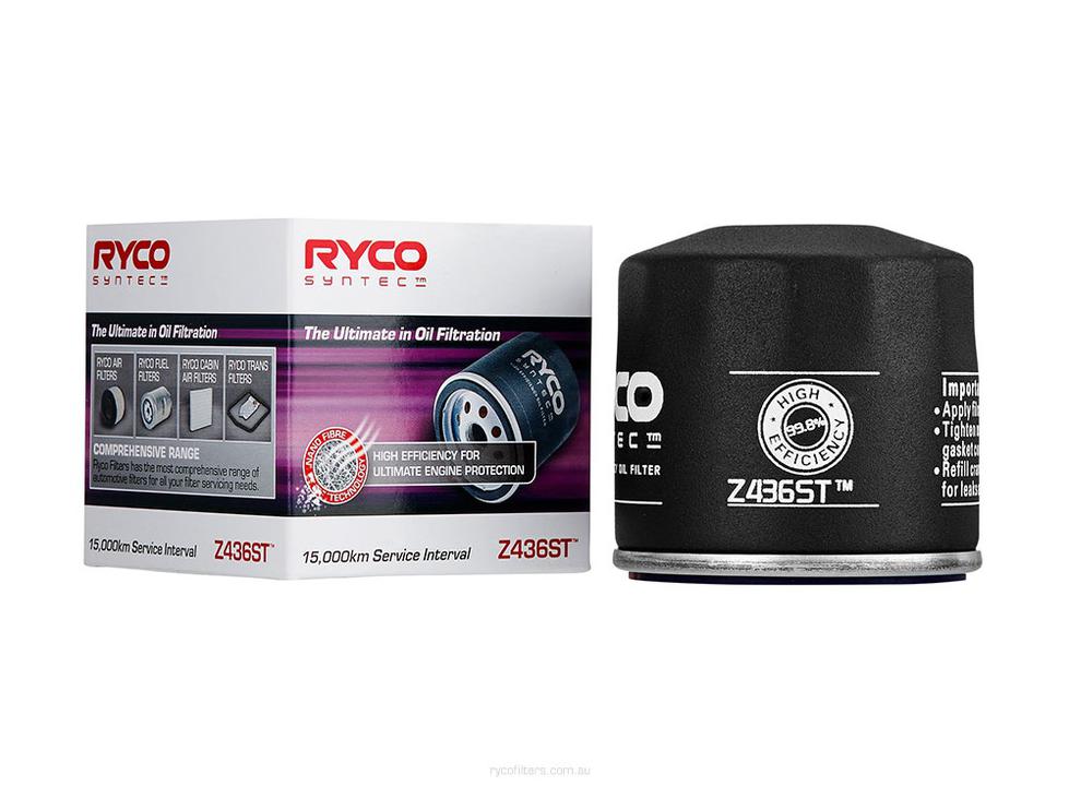 Ryco Syntec Oil Filter Z436ST