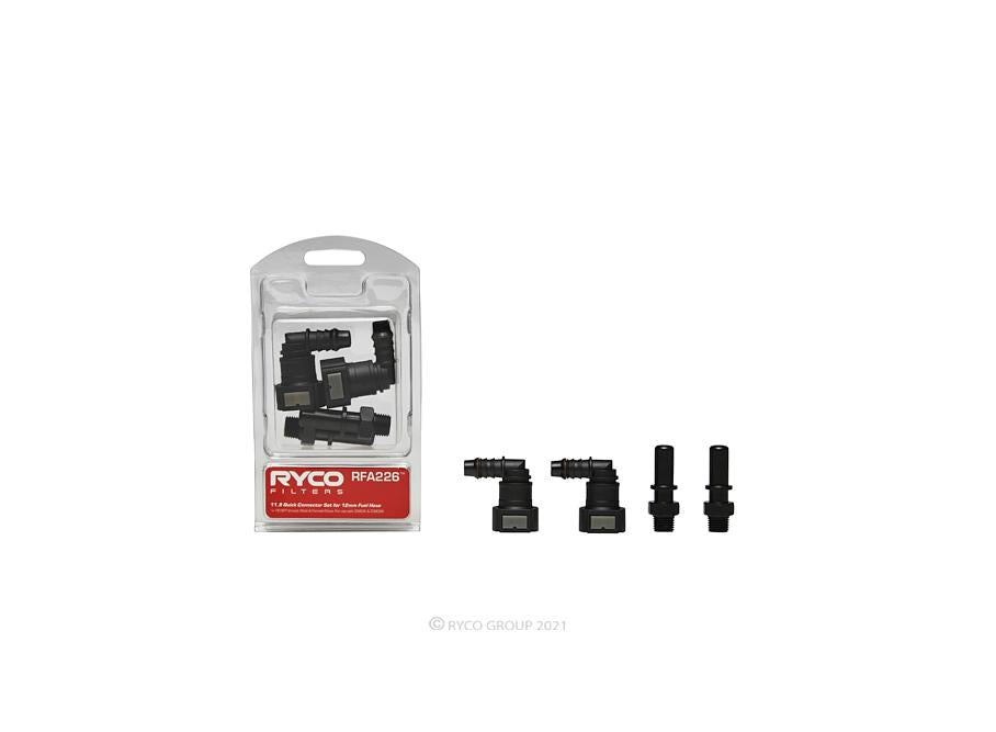 Ryco Quick Connector Fuel Hose 11.8 Twin Pack RFA226
