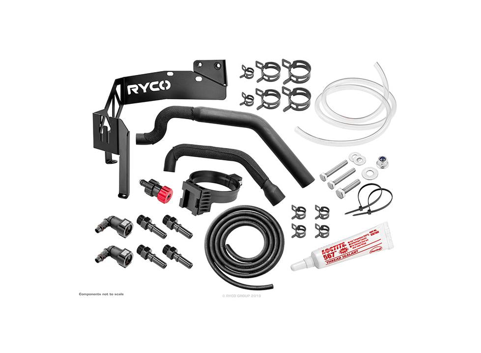 Ryco Vehicle Specific Catch Can and Fuel Water Separator Installation Kit RVSK100