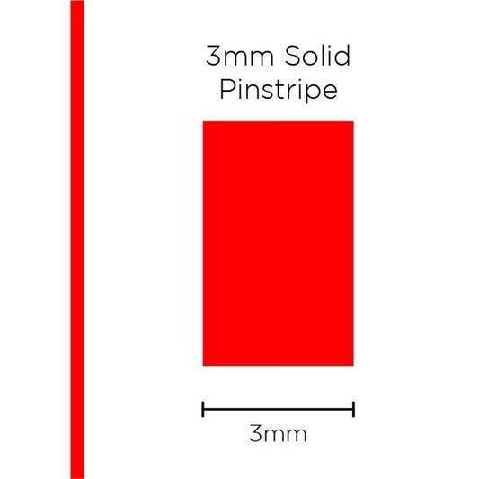 Autoco Solid Pinstripe 3mm Red 1103