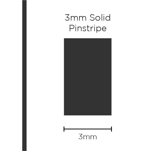 SAAS Pinstripe Solid Charcoal 3mm x 10m 1108