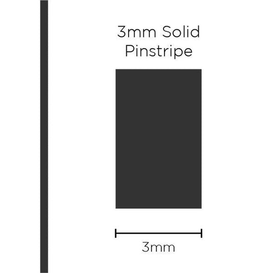 SAAS Pinstripe Solid Charcoal 3mm x 10m 1108