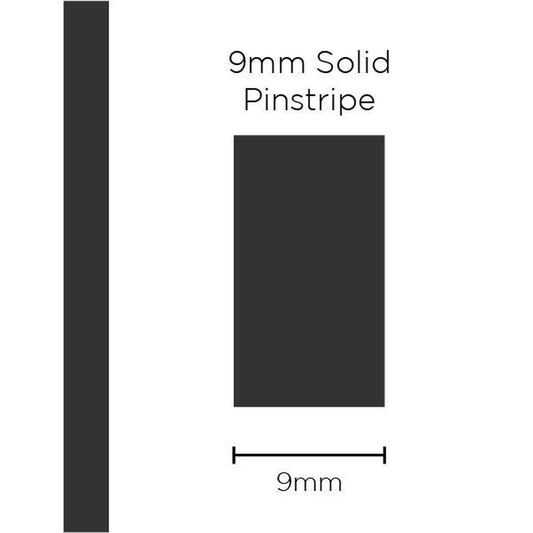 SAAS Pinstripe Solid Charcoal 9mm x 10m 11308