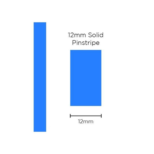 SAAS Pinstripe Solid Medium Blue 12mm x 10m 11404