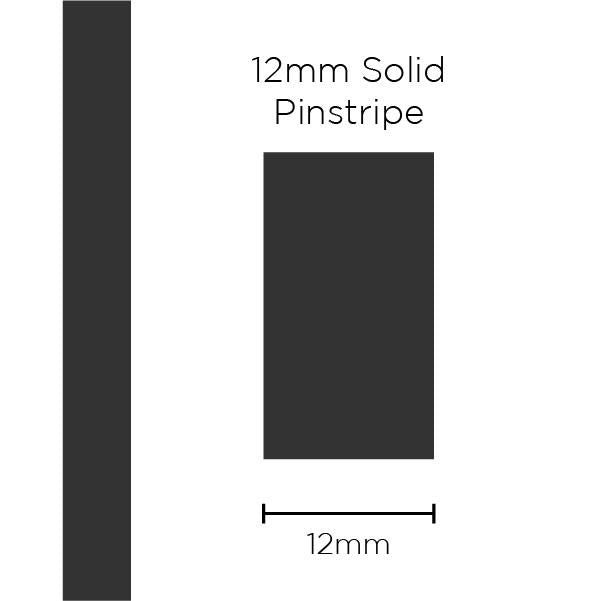 SAAS Pinstripe Solid Charcoal 12mm x 10m 11408