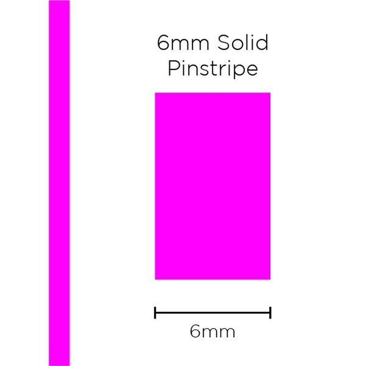 SAAS Pinstripe Solid Pink 6mm x 10m 1211
