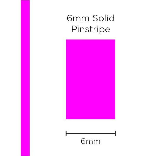 SAAS Pinstripe Solid Pink 6mm x 10m 1211