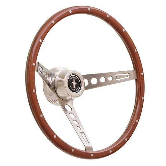 SAAS Steering Wheel GT3 Mustang Wood 380mm 35-5457