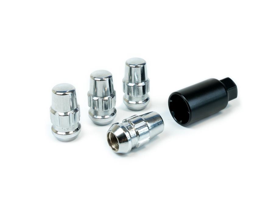 SAAS Locking Wheel Nuts Splined Acorn Bulge M14x1.50 44mm (4 Pack) 924429