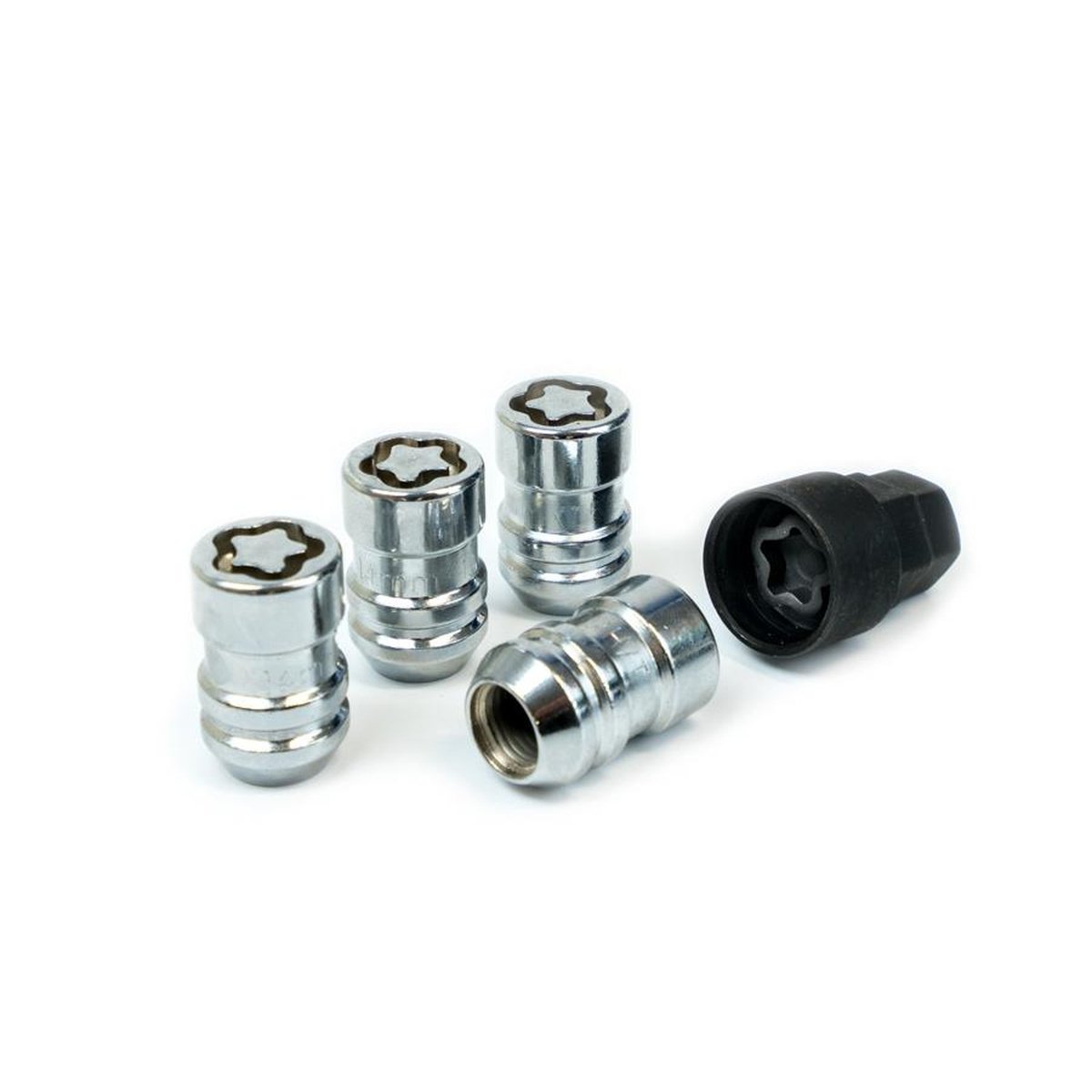 SAAS Locking Wheel Nuts Internal Star Bulge M14x1.50 (4 Pack) 933529