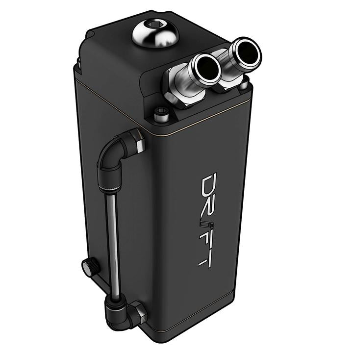 SAAS Oil Catch Can Rectangle (Black) 600mL D1-OCT-B