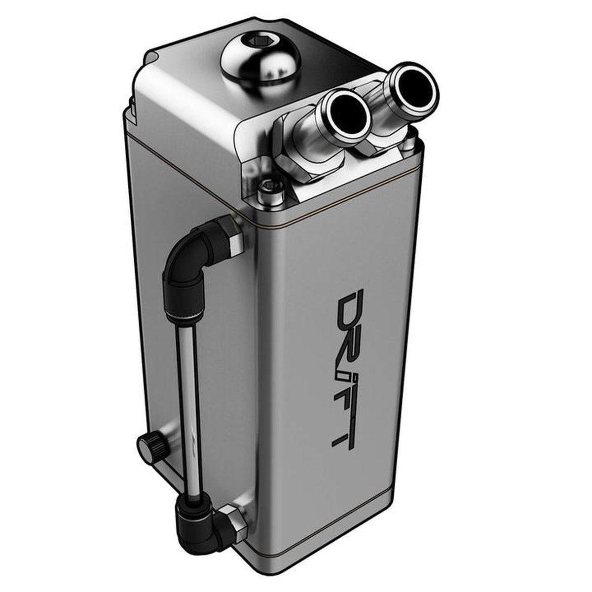 SAAS Oil Catch Can Rectangle (Polished) 600mL D1-OCT-P