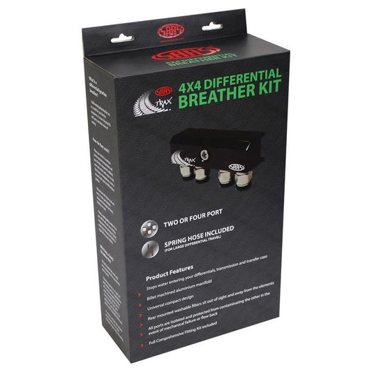 SAAS Diff Breather Kit 4 Port fits Ford Ranger/Mazda BT-50 DB1002