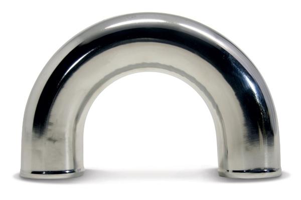 SAAS Aluminium Pipe 76Mm ID x 180 Degree Polished SAP76180P
