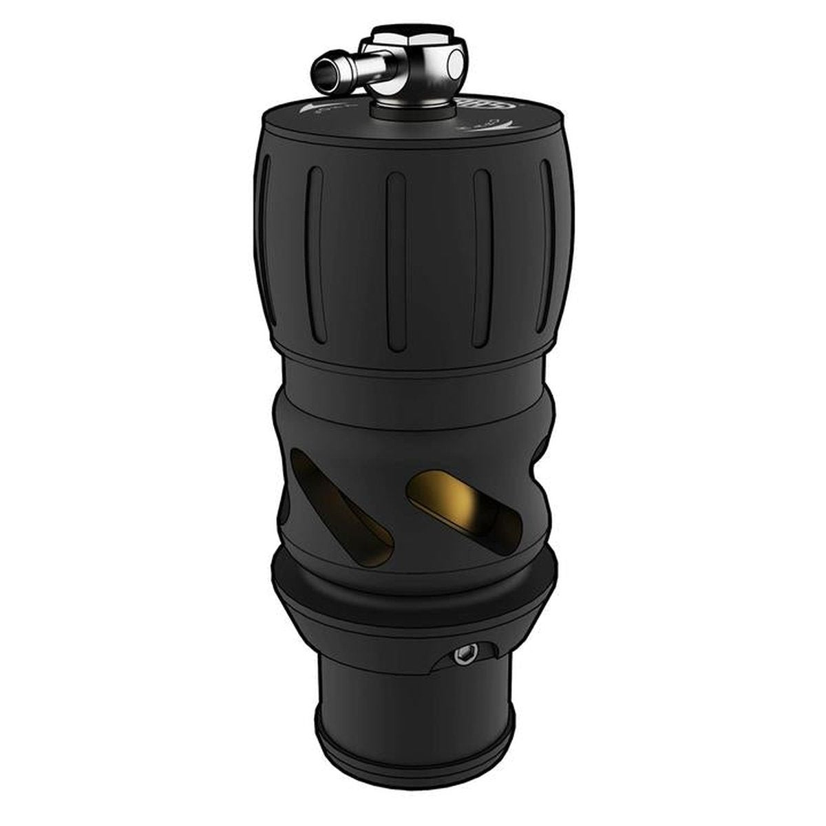 SAAS Universal BOV Adjustable Atmospheric Port (Black) SBOV01