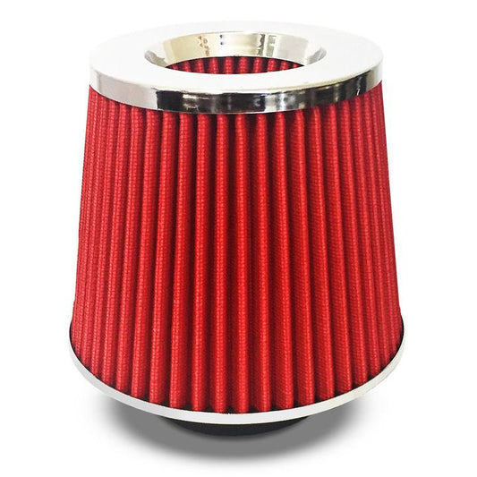 SAAS Pod Filter Red Urethane Chrome Top 76mm SF1220