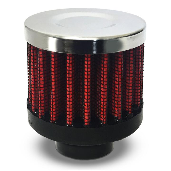 SAAS Breather Filter 18mm Neck Red SF8518