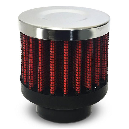 SAAS Breather Filter 25mm Neck Red SF8525