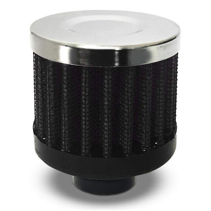 SAAS Breather Filter 12mm Neck Black SF8612