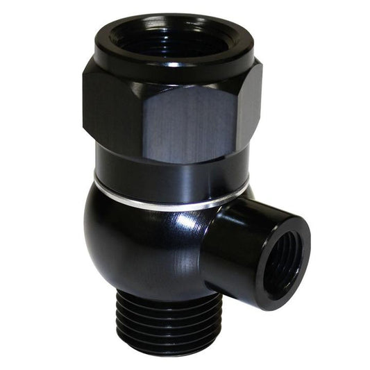 SAAS LS Oil Pressure Adaptor M16x1.5 Black SGA1002
