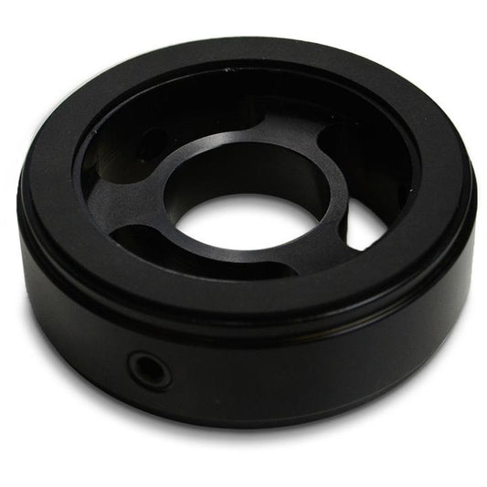 SAAS Oil Filter Sandwich Plate Billet Black SGAP3