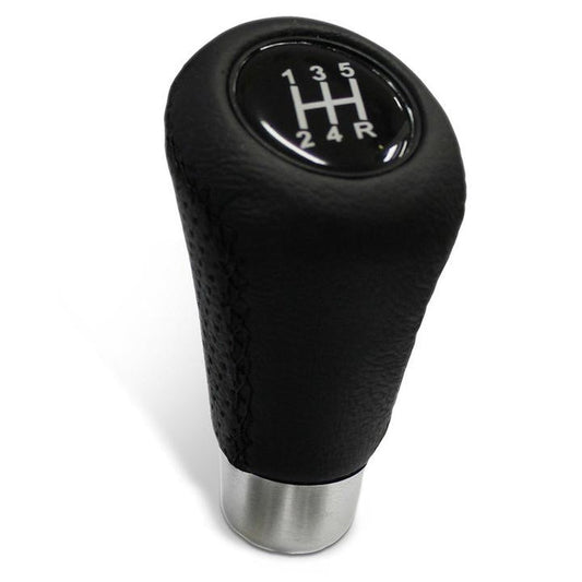 SAAS Gear Knob - Leather Black/Black Stitch SGKBL