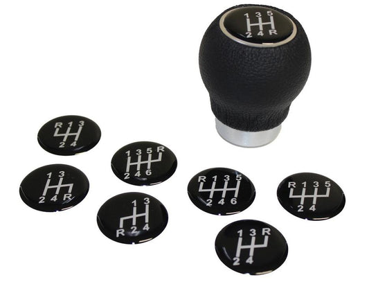 SAAS Gear Knob - Leather Black Ball SGKRB