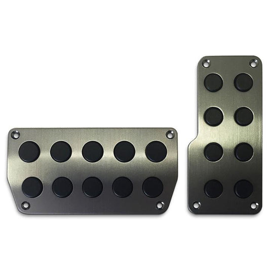 SAAS Pedal Pad Kit Auto - Charcoal Steel SPKA8582