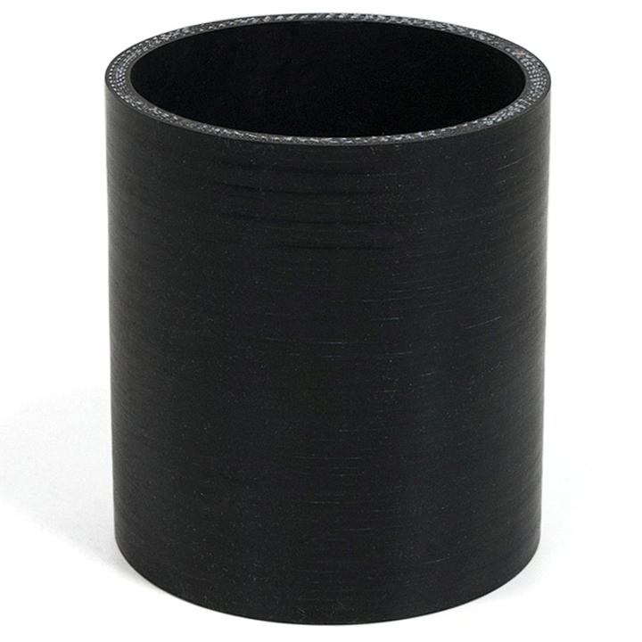 SAAS Silicone Straight Hose 102 x 102 x 127mm Black SSH102102127