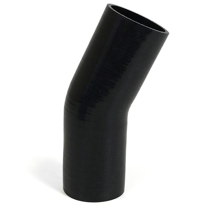 SAAS Silicone 23 Degree Hose 76 x 76mm Black SSH237676