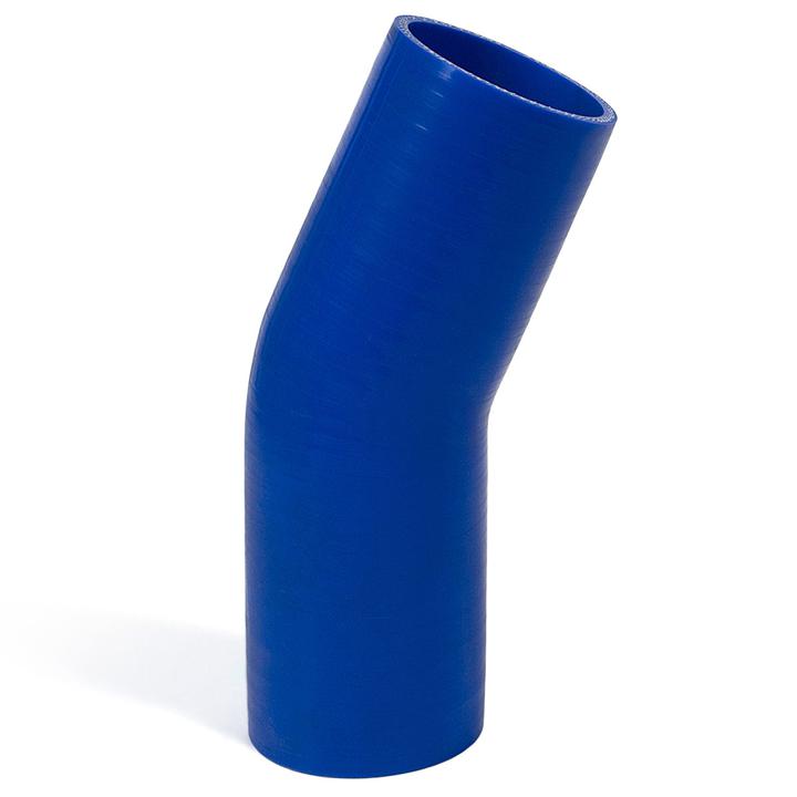 SAAS Silicone 23 Degree Hose 76 x 76mm Blue SSH237676E