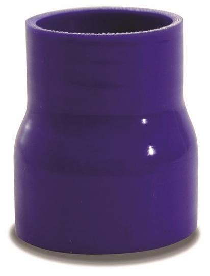 SAAS Silicone Straight Reducer 38 x 51 x 76mm Blue SSH385176E