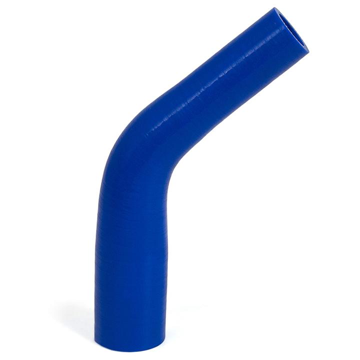 SAAS Silicone 45 Degree Reducer 25 x 38mm Blue SSH452538E