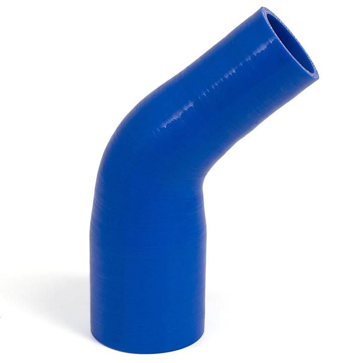 SAAS Silicone 45 Degree Reducer 51 x 63mm Blue SSH455163E
