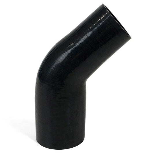 SAAS Silicone 45 Degree Reducer 63 x 76mm Black SSH456376