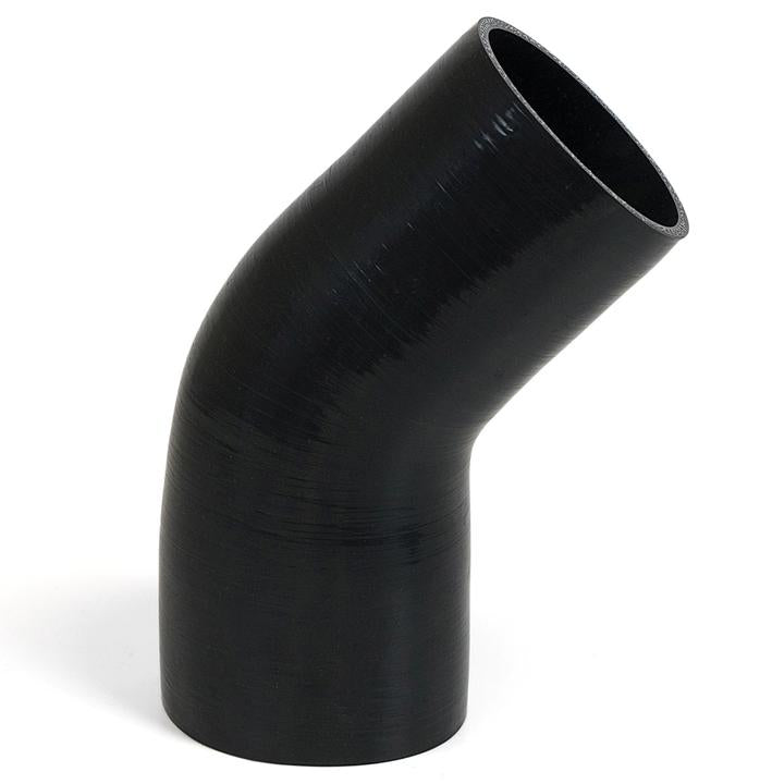 SAAS Silicone 45 Degree Reducer 89 x 102mm Black SSH4589102